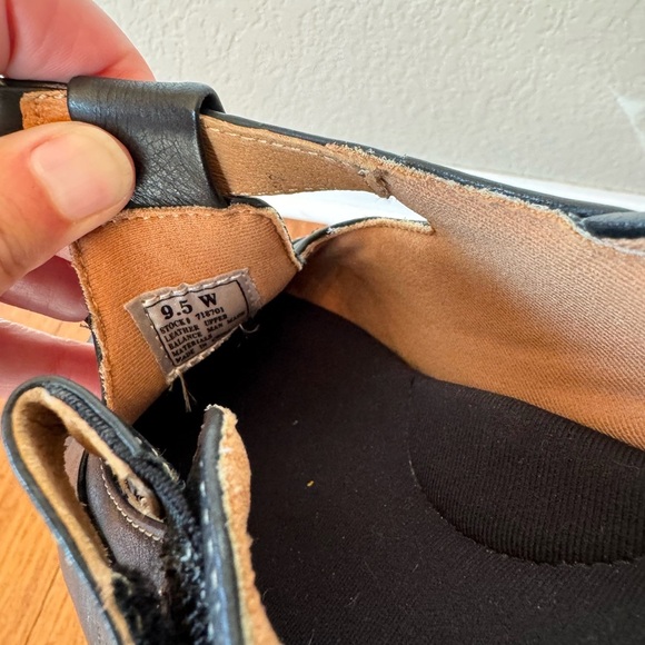 Softspot Avenue Mary Janes Black Leather Shoes Women’s 9.5 W - Picture 11 of 12